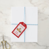 Kerststol bakken cadeaulabel (Met Touw)