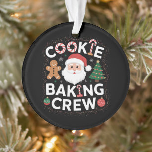 Kerststol Bakploeg Familie Kerstmis Ornament