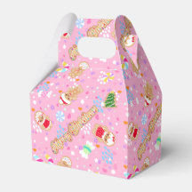 Kerststol Familie thema cadeau doos