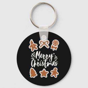 Kerststol Kerstdag Koekjes Peperkoek Man Boom Koni Sleutelhanger