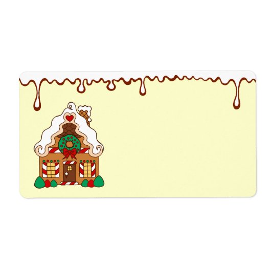 Kerststol Keuken Label (Voorkant)
