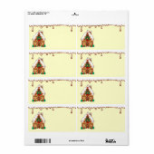 Kerststol Keuken Label (Full Sheet)