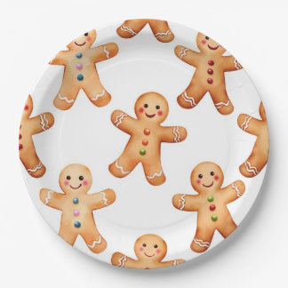 Kerststol Koekje Papieren Bordje