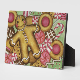 Kerststol Koekjes Kerstvakantie Kunst Decoratie Fotoplaat