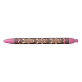 Kerststol Koekjes Schrijfpenselen Zwarte Inkt Pen (Voorkant)