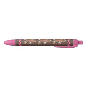 Kerststol Koekjes Schrijfpenselen Zwarte Inkt Pen (Bodem)