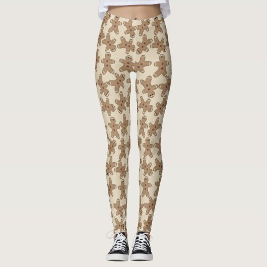 Kerststol Mannen Leggings (Voorkant)