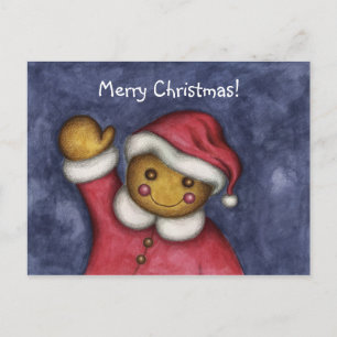 Kerststol Postkaart Feestdagenkaart