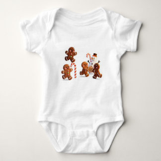 Kerststol Sneeuwman Baby Body Romper