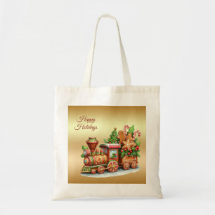 Kerststol Trein Vakantietas Tote Bag