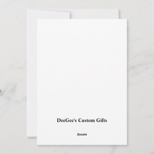 Kerststol van speculaas feestdagenkaart (Achterkant)