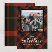 Kerststolp Kerstfoto Feestdagenkaart (Voorkant / Achterkant)