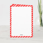 Kerststolp Rand Kerstdeken Aangepaste Tekst (Achterkant)