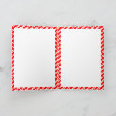 Kerststolp Rand Kerstdeken Aangepaste Tekst (Binnen)