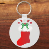 kerststop snoepriet vredebestemming sleutelhanger (Voorkant)