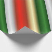 kerststreep cadeaupapier (Hoek)