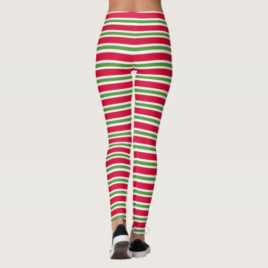 kerststreep leggings (Achterkant)