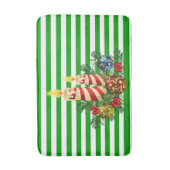 kerststreep voor gasten badmat (Voorkant Verticaal)