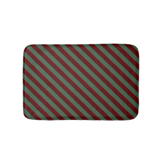 kerststrepen badmat (Voorkant)