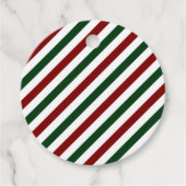  kerststrepen bedankjes labels (Voorkant)
