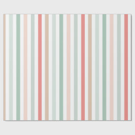 kerststrepen cadeaupapier