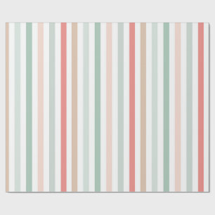 kerststrepen cadeaupapier