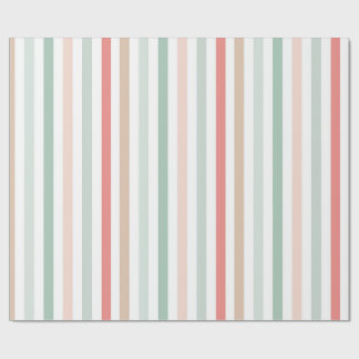 kerststrepen cadeaupapier