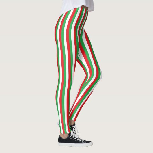 kerststrepen leggings (Rechts)