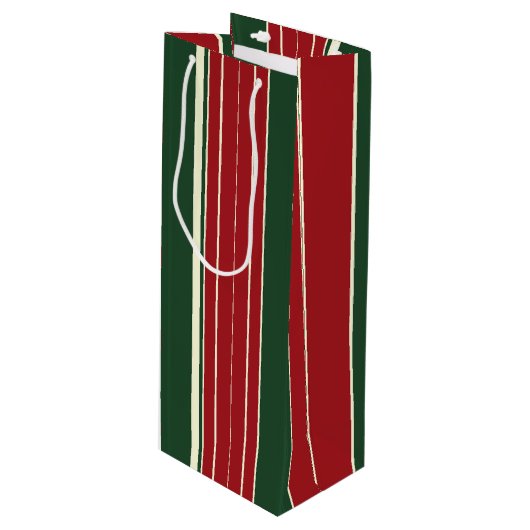 KerstStripes-12-WIJNVERBAG Wijn Cadeautas (Voorkant Gekanteld)