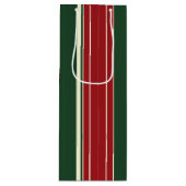KerstStripes-12-WIJNVERBAG Wijn Cadeautas (Voorkant)