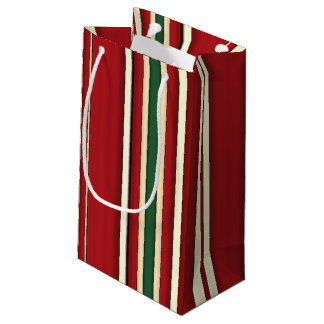 kerstStripes-16-GIFT BAG S Klein Cadeauzakje