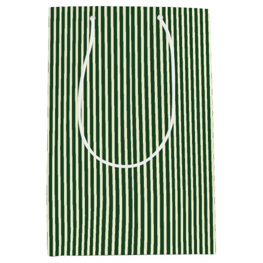 kerstStripes-23-GIFT BAG M Medium Cadeauzakje (Voorkant)