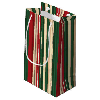 kerstStripes-24-GIFT BAG S Klein Cadeauzakje