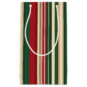 kerstStripes-24-GIFT BAG S Klein Cadeauzakje (Voorkant)