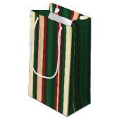 kerstStripes-26-GIFT BAG S Klein Cadeauzakje (Achterkant Gekanteld)