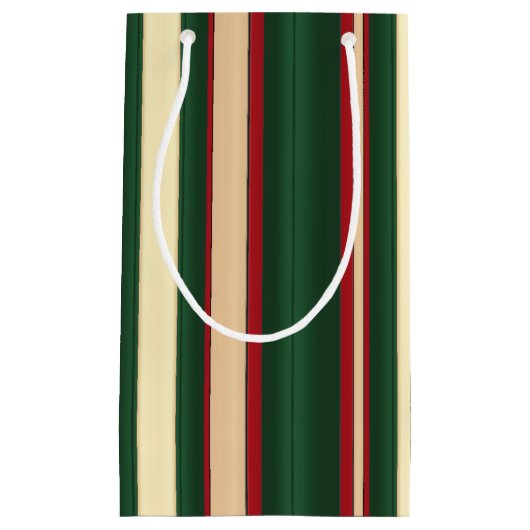 kerstStripes-26-GIFT BAG S Klein Cadeauzakje (Voorkant)