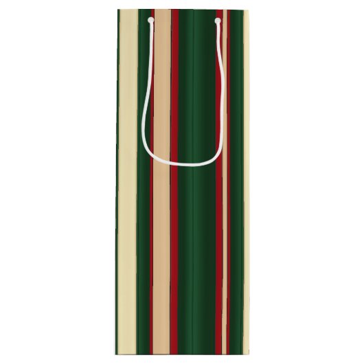KerstStripes-26-WIJNVERBAG Wijn Cadeautas (Voorkant)