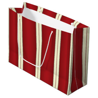 kerstStripes-2-GIFT BAG L Large Cadeauzakje
