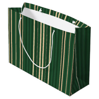 kerstStripes-4-GIFT BAG L Large Cadeautasje