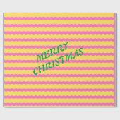 kerststripes omslagpapier cadeaupapier (Vlak)
