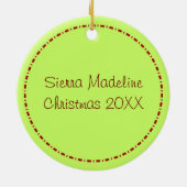 kerststripfoto's keramisch ornament (Achterkant)