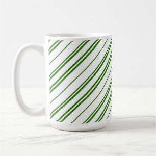 Kerststrips met pepermunt smaak koffiemok
