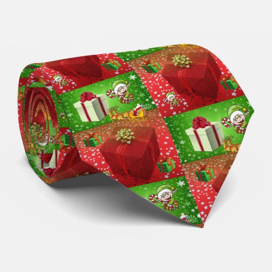 KerstStropdas, Elf Stropdas (Opgerold)
