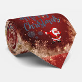 KerstStropdas, kerstman Stropdas (Opgerold)