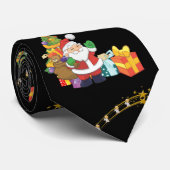 KerstStropdas, kerstman Stropdas (Opgerold)