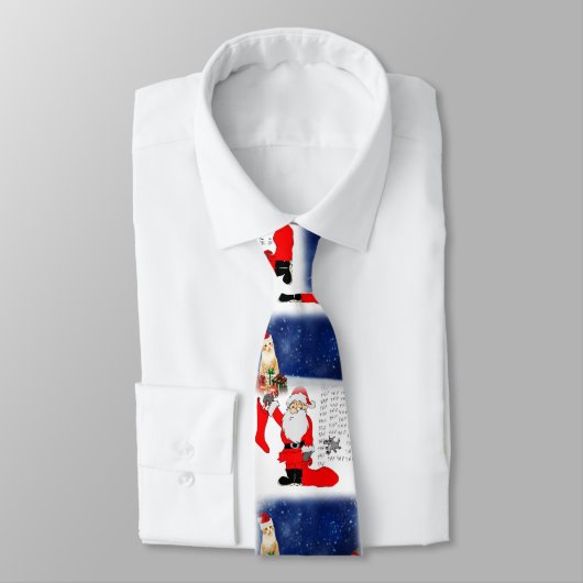 KerstStropdas, kerstman Stropdas (Gebonden)