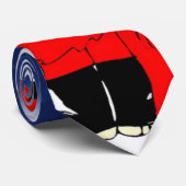 KerstStropdas, kerstman Stropdas (Opgerold)