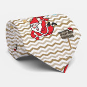 KerstStropdas, kerstman Stropdas (Opgerold)