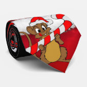 KerstStropdas, kerstman Stropdas (Opgerold)