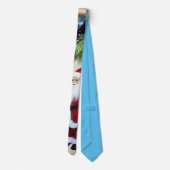 KerstStropdas, kerstman Stropdas (Achterkant)